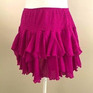 Victoria’s Secret rare Y2K vintage ruffle mesh mini skirt